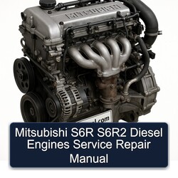 Mitsubishi 6 A Series S6R S6r2 Diesel Engines Service Repair Workshop Manual PDF