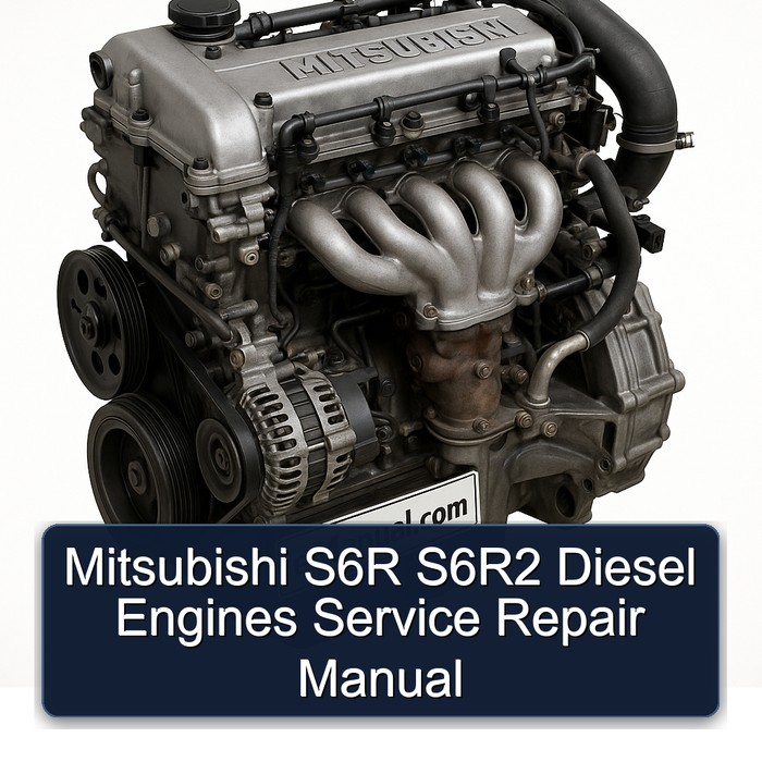Mitsubishi 6 A Series S6R S6r2 Diesel Engines Service Repair Workshop Manual PDF