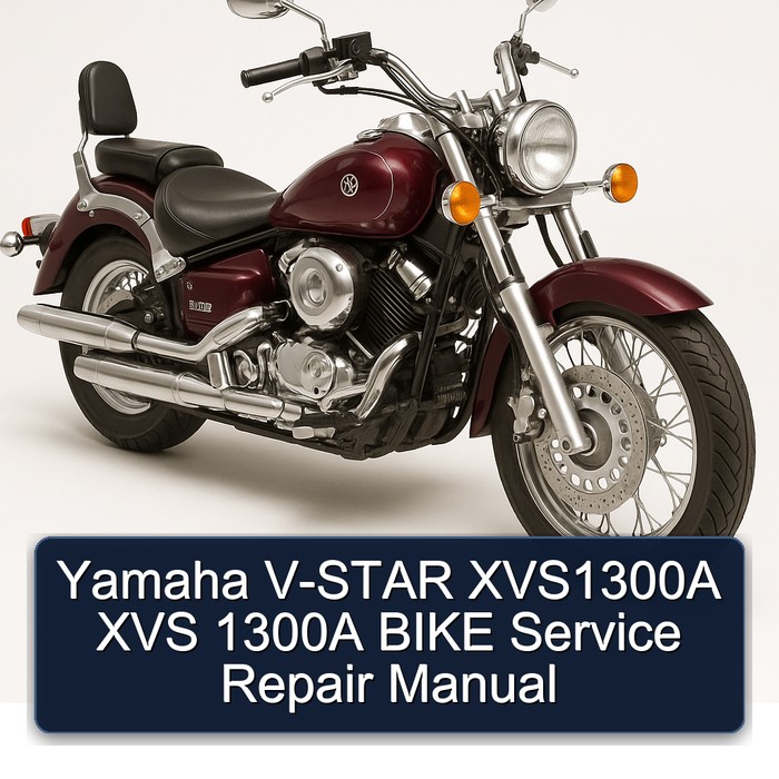 Yamaha XVS Models V-STAR XVS1300A 1300A Bike Service Repair Workshop Manual PDF