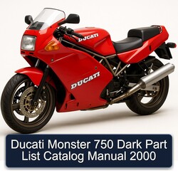 2000 Ducati 750 Monster Dark Catalog Parts PDF