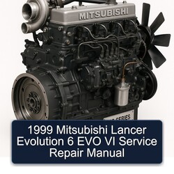 1999 Mitsubishi Lancer Evolution 6 EVO VI Service Repair Workshop Manual PDF