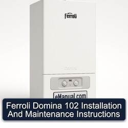 Ferroli Domina 102 Installation Service Repair Workshop Manual PDF