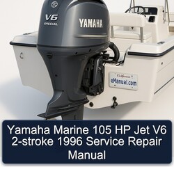 1996 Yamaha Marine 105 HP Jet V6 2-stroke Service Repair Workshop Manual PDF