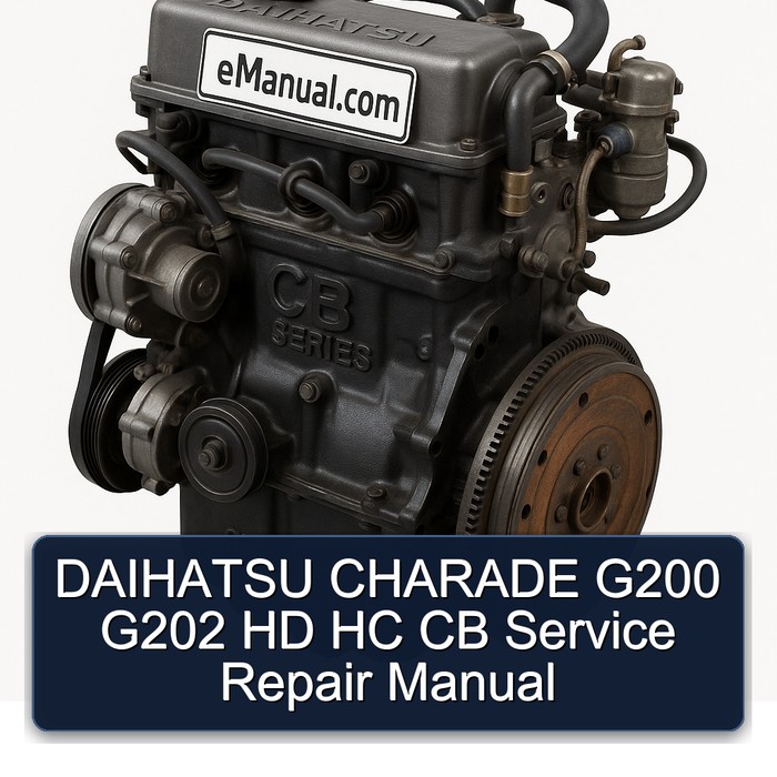 Daihatsu CB Series Charade G200 G202 HD HC Service Repair Workshop Manual PDF