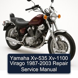 1987-2003 Yamaha Virago XV-535 XV-1100 Service Repair Workshop Manual PDF