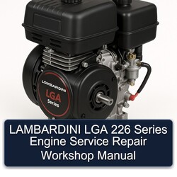 Lombardini LGA Series Lambardini 226 Engine Service Repair Workshop Manual PDF