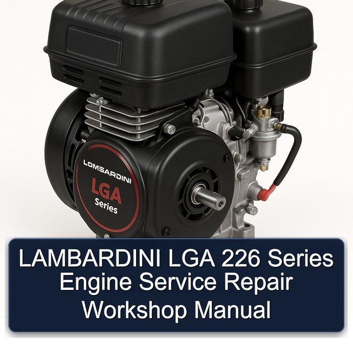 Lombardini LGA Series Lambardini 226 Engine Service Repair Workshop Manual PDF