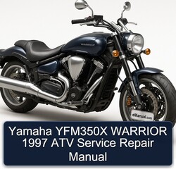 1997 Yamaha Warrior YFM350X ATV Service Repair Workshop Manual PDF