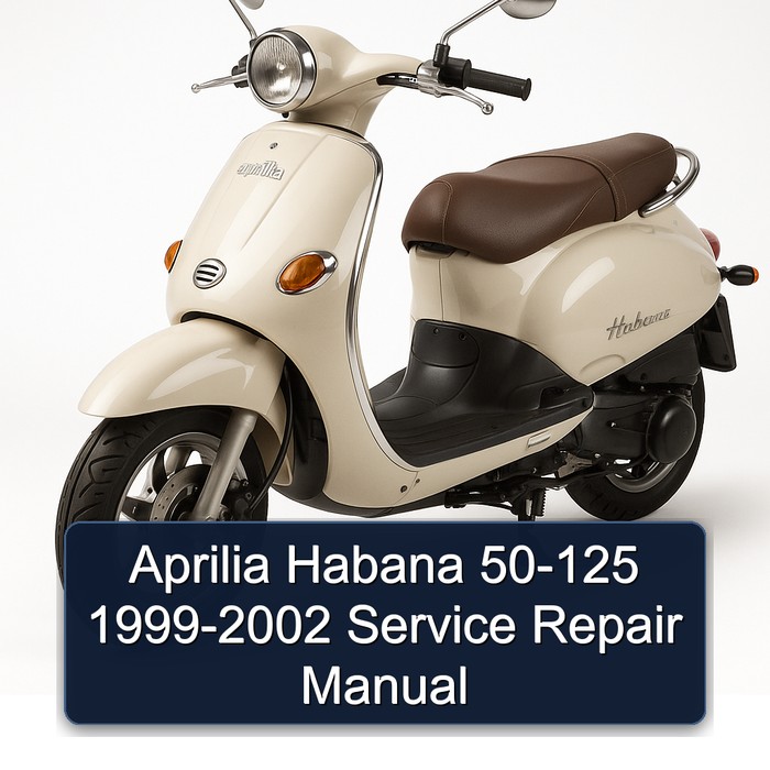 1999-2002 Aprilia Habana Service Repair Workshop Manual PDF