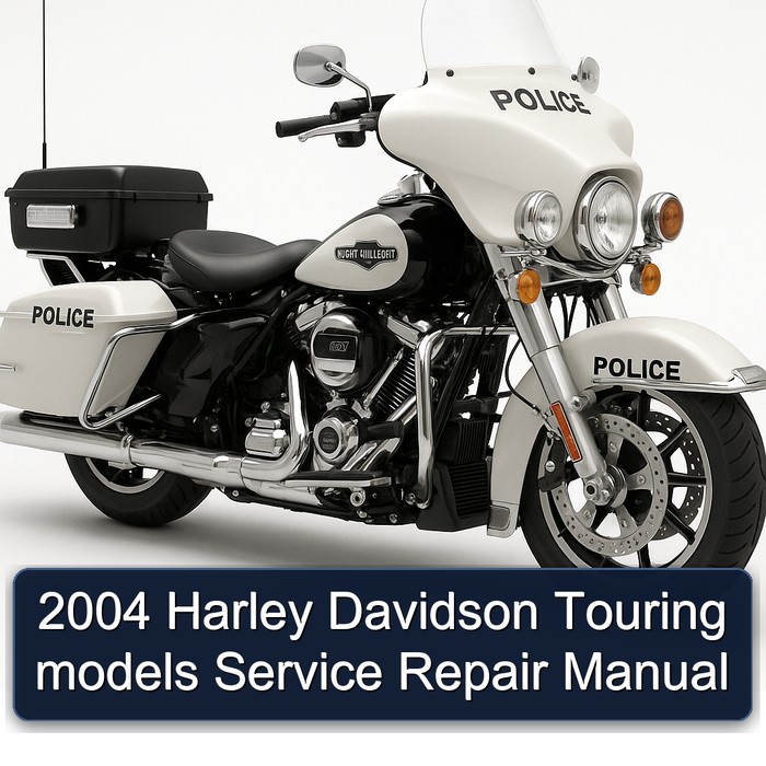 2004 Harley Davidson Touring Models Service Repair Workshop Manual PDF