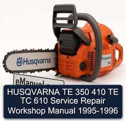 1995-1996 Husqvarna TR650 Models TE 350 410 TC 610 Service Repair Workshop Manual PDF