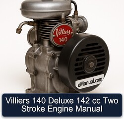 Villiers 140 Deluxe 142 Cc Two Stroke Engine Service Repair Workshop Manual PDF
