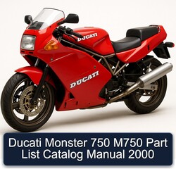 2000 Ducati 750 Monster M750 Catalog Parts PDF
