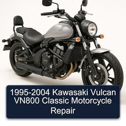 1995-2004 Kawasaki Vulcan VN800 Classic Motorcycle Service Repair Workshop Manual PDF