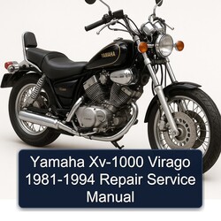 1981-1994 Yamaha Virago XV-1000 Service Repair Workshop Manual PDF