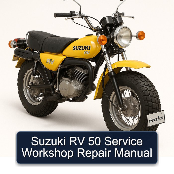Suzuki RV Series 50 Service Repair Workshop Manual PDF