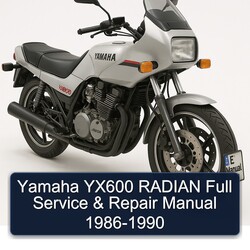 1986-1990 Yamaha YX600 Radian Service Repair Workshop Manual PDF