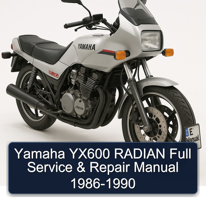1986-1990 Yamaha YX600 Radian Service Repair Workshop Manual PDF