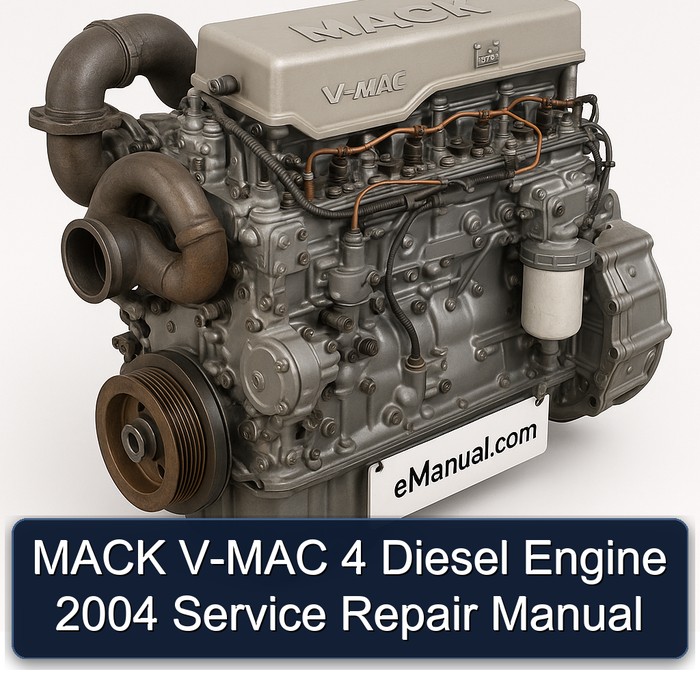 2004 Mack V-MAC 4 Diesel Engine Service Repair Workshop Manual PDF