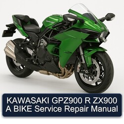 Kawasaki H Series GPZ900 R ZX900 Bike Service Repair Workshop Manual PDF