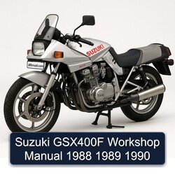 1988-1990 Suzuki GSX Series GSX400F Service Repair Workshop Manual PDF