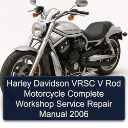 2006 Harley Davidson Vrsc V Rod Motorcycle Service Repair Workshop Manual PDF