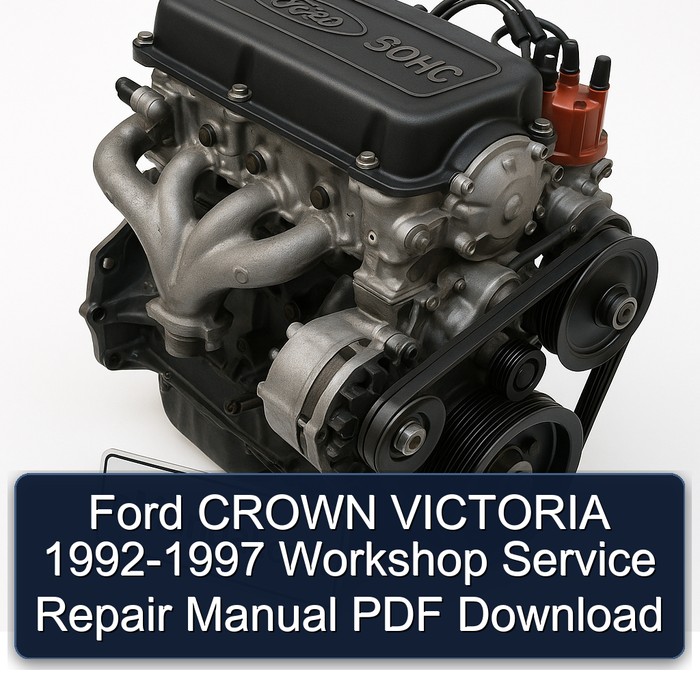 1992-1997 Ford SOHC Crown Victoria Service Repair Workshop Manual PDF