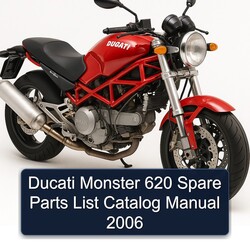 2006 Ducati 620 Monster Spare Catalog Parts PDF
