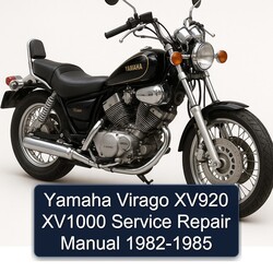 1982-1985 Yamaha Virago XV920 XV1000 Service Repair Workshop Manual PDF