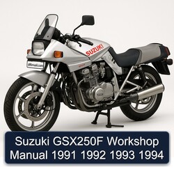 1991-1994 Suzuki GSX Series GSX250F Service Repair Workshop Manual PDF