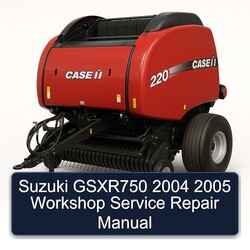 2004-2005 Suzuki K125 Gsxr750 Service Repair Workshop Manual PDF