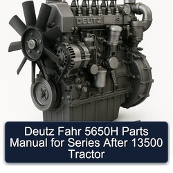 Deutz Fahr 5650H Parts Series After 13500 Tractor Catalog PDF