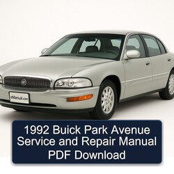 1992 Buick Park Avenue Service Repair Workshop Manual PDF