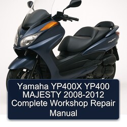 2008-2012 Yamaha Majesty YP400X YP400 Service Repair Workshop Manual PDF