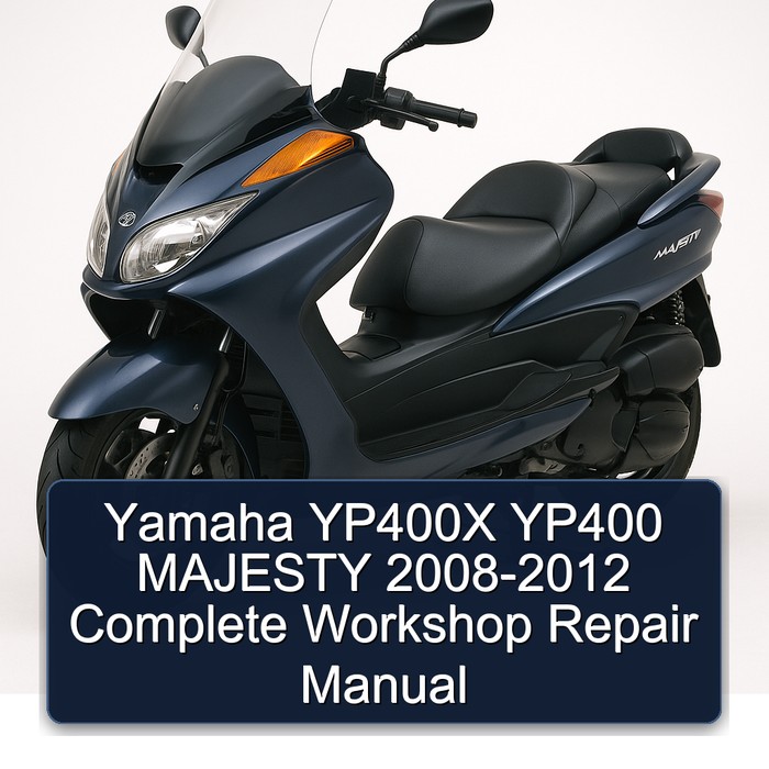 2008-2012 Yamaha Majesty YP400X YP400 Service Repair Workshop Manual PDF