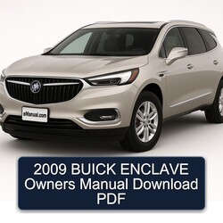 2009 Buick Enclave Owners Owner's Manual PDF