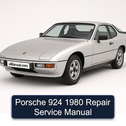 Porsche 924 1980 Repair Service Manual 