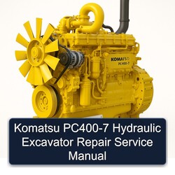 Komatsu PC400-7 Hydraulic Excavator Service Repair Workshop Manual PDF