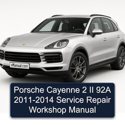 2011-2014 Porsche Cayenne 2 II 92A Service Repair Workshop Manual PDF