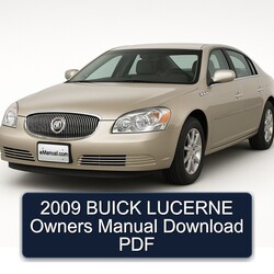 2009 Buick Lucerne Owners Owner's Manual PDF