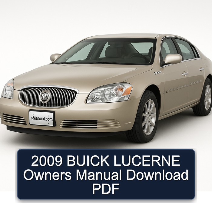 2009 Buick Lucerne Owners Owner's Manual PDF