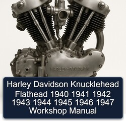 Harley Davidson FL Models Knucklehead Flathead 1940 1941 1942 1943 1944 1945 1946 1947 Service Repair Workshop Manual PDF