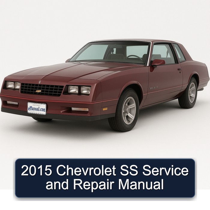 2015 Chevrolet Monte Carlo Service Repair Workshop Manual PDF