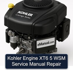Kohler Courage Series Engine XT6 5 WSM Service Repair Workshop Manual PDF