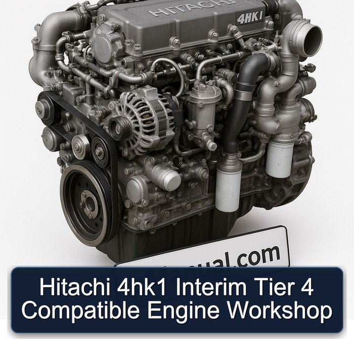 Hitachi 4hk1 Interim Tier 4 Compatible Engine Service Repair Workshop Manual PDF