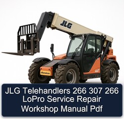 JLG Telehandlers 266 307 Lopro Service Repair Workshop Manual PDF