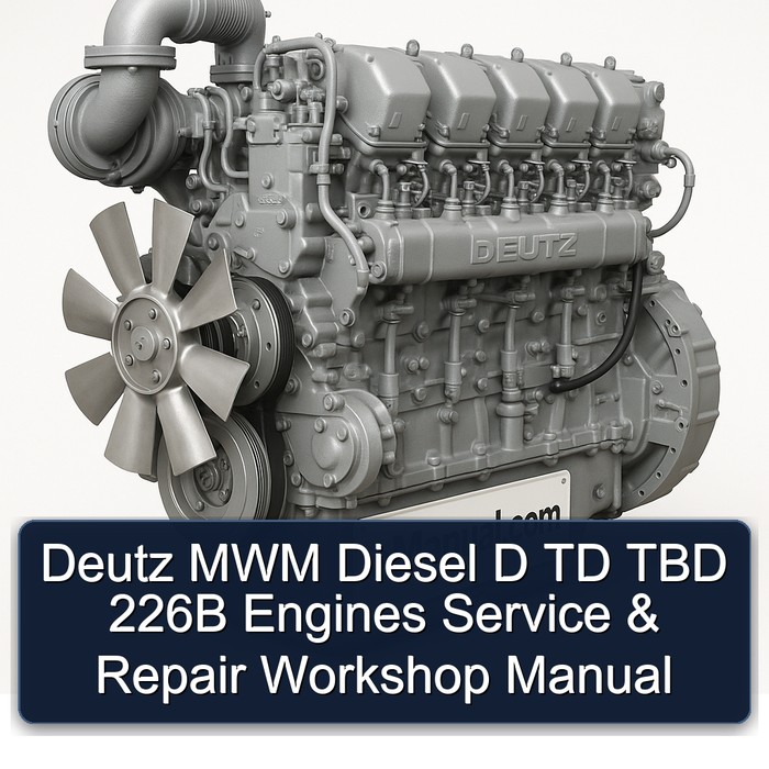 Deutz TBD Series MWM Diesel D TD 226B Engines Service Repair Workshop Manual PDF