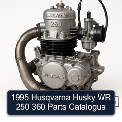 1995 Husqvarna 250 Husky WR 360 Parts Catalog PDF