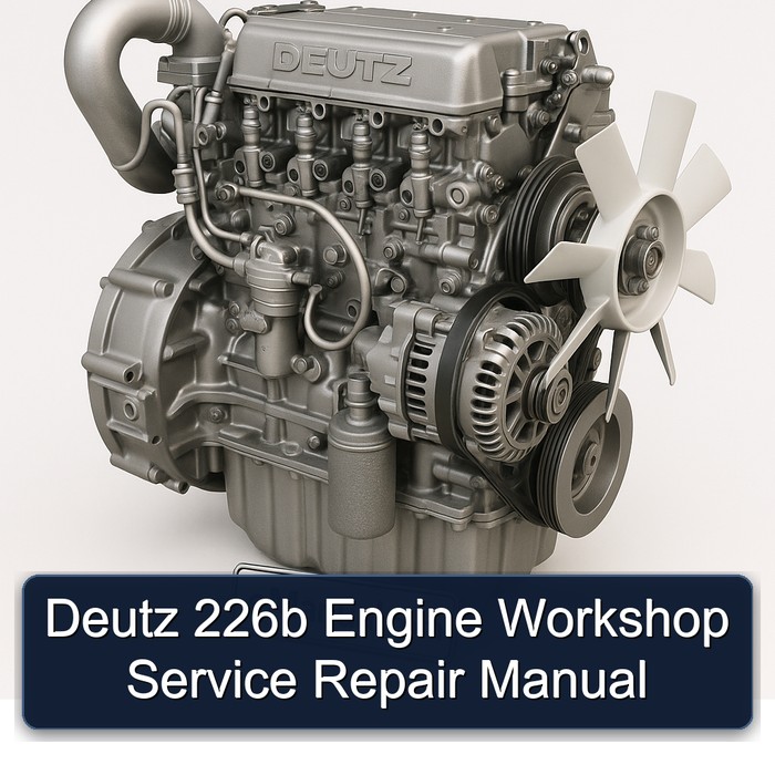 Deutz TD Series 226B Engine Service Repair Workshop Manual PDF