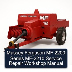 Massey Ferguson MF 2200 Series MF-2210 Service Repair Workshop Manual PDF